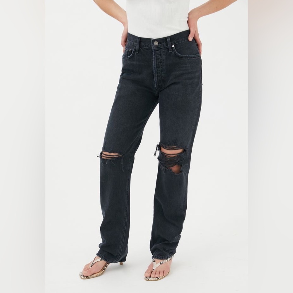 Black Revolve Agolde Lana Straight jeans 23